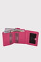 Zoozie Bags Cartera para Mujer Moon - Fuchsia, Piel Auténtica 100%, 11x2x8.5 cm